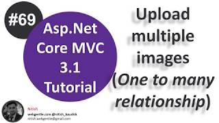 (#69) Upload multiple images in asp net core | One to Many relationship in ef core | Image gallery
