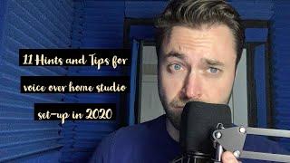 11 hints and tips for voice over home studio set-up in 2021