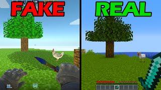 MINECRAFT: FAKE vs REAL