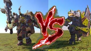 Orc Warboss VS Black Orc Big Boss. Total War Warhammer 3
