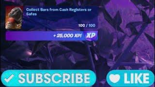 Collect Bars from Cash Registers or Safes - Fortnite