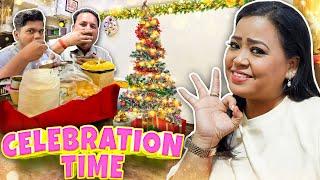 Christmas Celebration Start | Bharti Singh | Haarsh Limbachiyaa | Golla