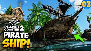 Building a PIRATE AREA in Planet Coaster 2! (#3)