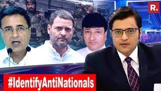 Congress Calls Pulwama Terrorist As 'Home-Grown' | The Debate With Arnab Goswami