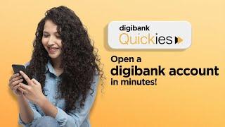 How to open a digibank savings account in minutes | digibank quickies