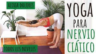 Clase De Yoga Para Nervio Ciático | Ejercicios para aliviar dolor ciático para todas las personas