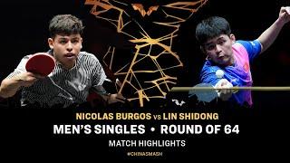 Nicolas Burgos vs Lin Shidong | MS R64 | China Smash 2024