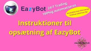 Instruktioner til opsætning af EazyBot