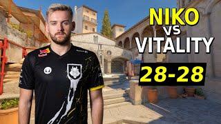 TIER 1 CS2 POV | NiKo (28-28) vs Vitality | IEM Dallas 2024