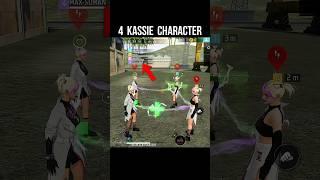 4 Kassie Character Ability Test  Free Fire New Character Kassie Skill #srikantaff