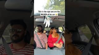 Malkin of his car #ytshorts #relatable #memes #couple #couplegoals #marriedlife #funnyshorts #cute