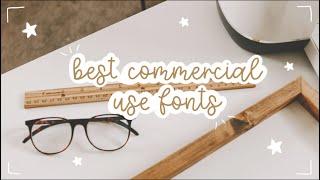 BEST COMMERCIAL USE FONTS  // Where To Download Commercial Use Fonts + Cricut Angel Policy