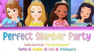 Perfect Slumber Party- Color Coded Lyrics | Sofia the First "The Big Sleepover" | Zietastic Zone