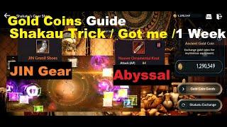 Black Desert Mobile Gold Coins Guide & Trying  Shakatu Trick That Got me Abyssal & More JIN Gear!