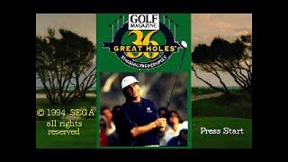 Golf Magazine: 36 Great Holes Starring Fred Couples. [SEGA 32X]. Stroke Play, ALL 36 Holes. 60Fps.