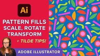 Pattern Fills: How to Scale and Transform Patterns in Illustrator