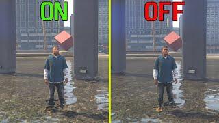 Grand Theft Auto V PS5 Ray Tracing ON vs OFF Graphics Comparison