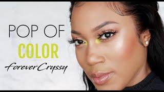 AFFORDABLE NEON MAKEUP LOOK | FOREVERCRYSSY TUTORIAL