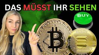 BITCOIN: WAS DU JETZT UNBEDINGT WISSEN MUSST + RIESEN SOLANA NEWS!