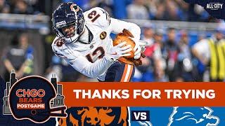 BEARS POSTGAME: Bears Thanksgiving comeback falls short with ANOTHER frustrating finish | CHGO Bears