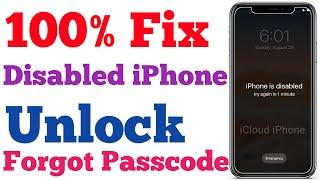 Unlock Disabled iPhone/iPad/iPod without Passcode (Without DATA LOSS) FIX iPhone is Disabled