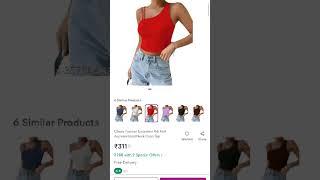 comment link  crop top from meesho #trending #fashion #viral #shorts #shortvideo #croptop