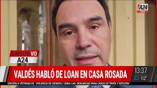  "Todos queremos saber dónde está Loan" - Gustavo Valdés, gobernador de Corrientes