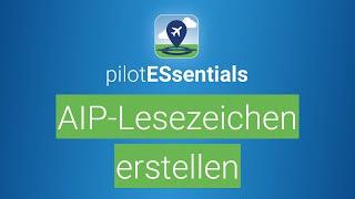 Lesezeichen in der AIP VFR in pilotESsentials