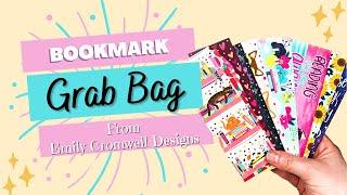 Mystery Bookmark Grab Bag from Emily Cromwell Designs | Bookish Gifts | Booktube