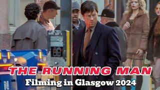 The Running Man (2025) Behind-The-Scenes Filming in Glasgow, Scotland