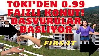 TOKİ'den Büyük Fırsat! 0.99 Faizli Konut Kredisi ile Ev Sahibi Olun! Başvuru Şartları ve Detaylar