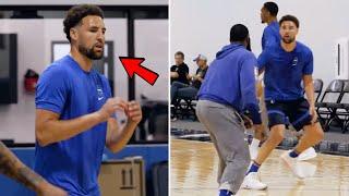 Klay Thompson Official First Practice in Dallas Mavericks!