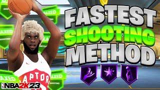 HOW TO GET SHOOTING BADGES FAST ON NBA 2K23 CURRENT GEN & NEXT GEN! BEST SHOOTING BADGE METHOD!