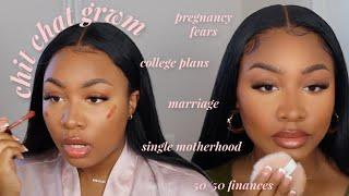 CHIT CHAT GRWM: Marriage Trouble, 50/50 Finance Split, Single Motherhood + My Fears | Kathryn Bedell