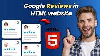 How to Embed Google Reviews in html Website