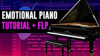 Sad Piano Type Beat Tutorial [FREE FLP] In Fl Studio 20 | Emotional