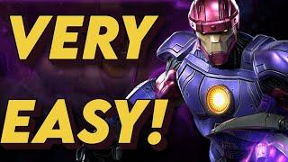 INSANELY EASY F2P TEAM! DD8 Global Villain FULL CLEAR! MARVEL Strike Force