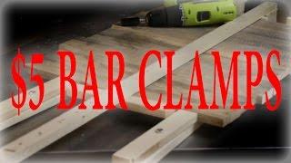 DIY Wood Bar Claps For under $5.00