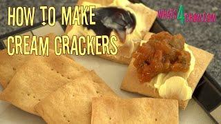 How to Make Cream Crackers - Delicious, Crispy Cream Crackers Made with Real Cream!!!