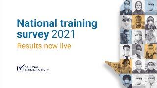 National training survey 2021: results now live
