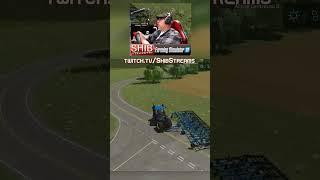 He Hit Me #baddrivers #ai #traffic #wreck #farmingsimulator22 #fs22 #livestream #bloopers #shorts