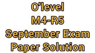 #M4-R5 #IOT #september2021 #paper #exam #solution