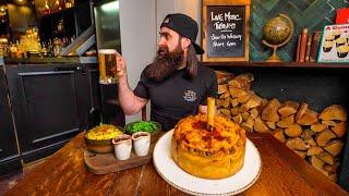 YOU GET FREE BEERS FOR THE NIGHT IF YOU CAN CONQUER THIS GIANT £85 PIE CHALLENGE! | BeardMeatsFood