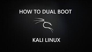 How to dual boot Kali Linux with Windows 10/11.