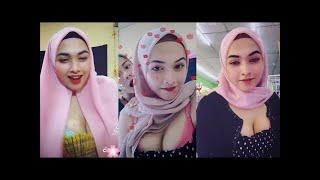 (TIKTOK)Begini jadinya kalo cewek hijab lagi pengen uwu uwu sampe remas2 susu tiktok jilbab semok