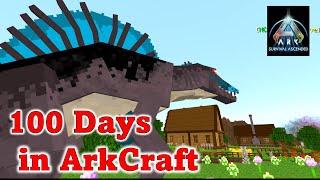 Minecraft: I spent 100 days taming DINOSAURS in ArkCraft (Part 3)