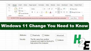 Windows 11 Excel Macro Changes You Need to Know