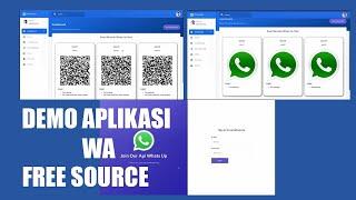 Demo Aplikasi WhatsApp | Express.js | Mysql | Free Source