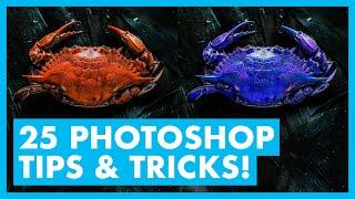 25 Photoshop TIPS AND TRICKS (must know!)
