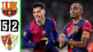 Barcelona vs Barbastro 5-2 All Goals & Highlights 2024 | Resumen del Barça hoy 